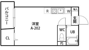 リシェ矢野口A棟の物件間取画像